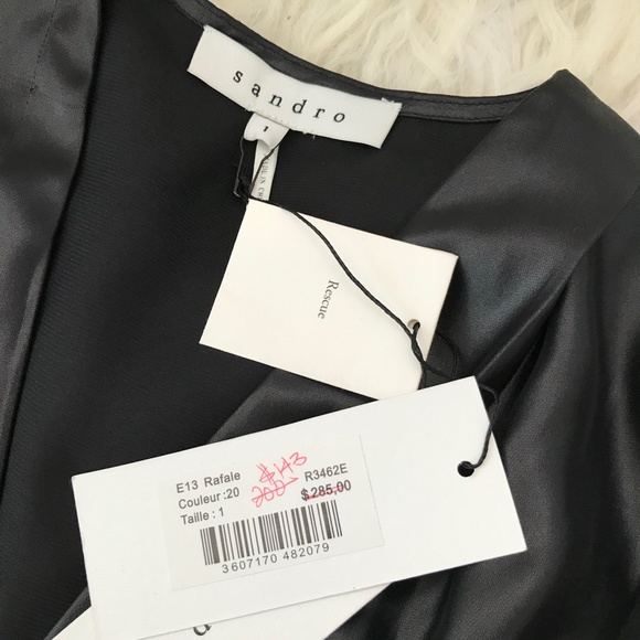 SANDRO Sleeveless V-Neck Dress - Picture 6 of 7